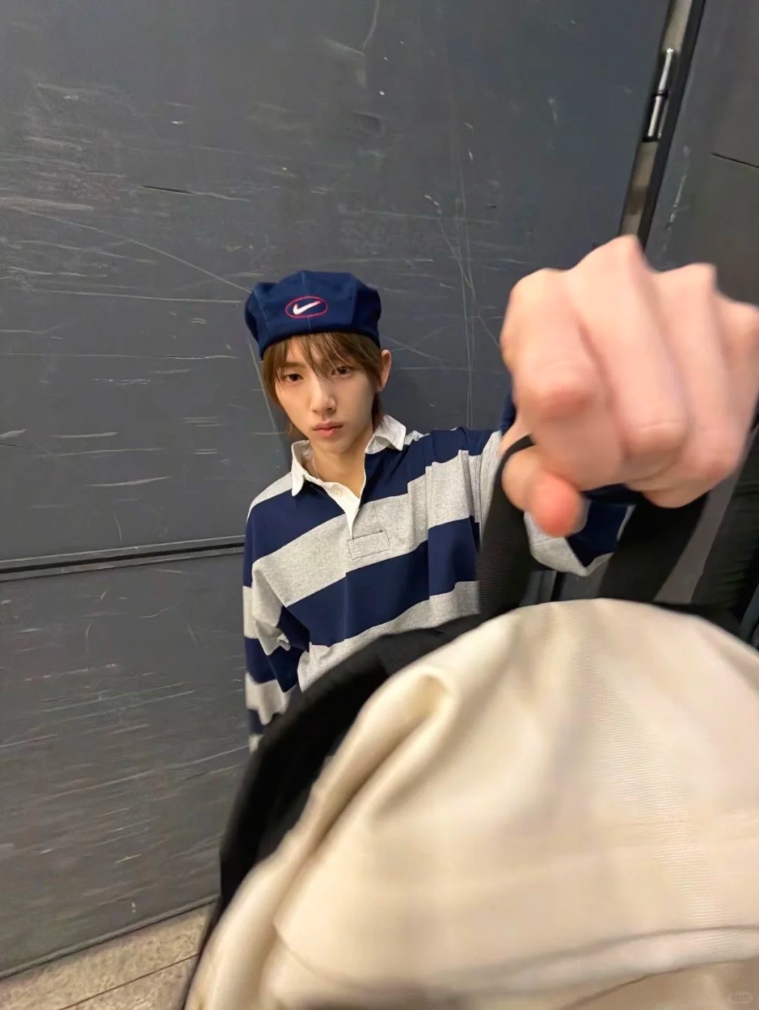 Cortis Juhoon Inspired Beige Backpack