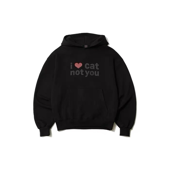 Nct Dream Jaemin Inspired I LOVE CAT NOT YOU CAT EAR HOODIE