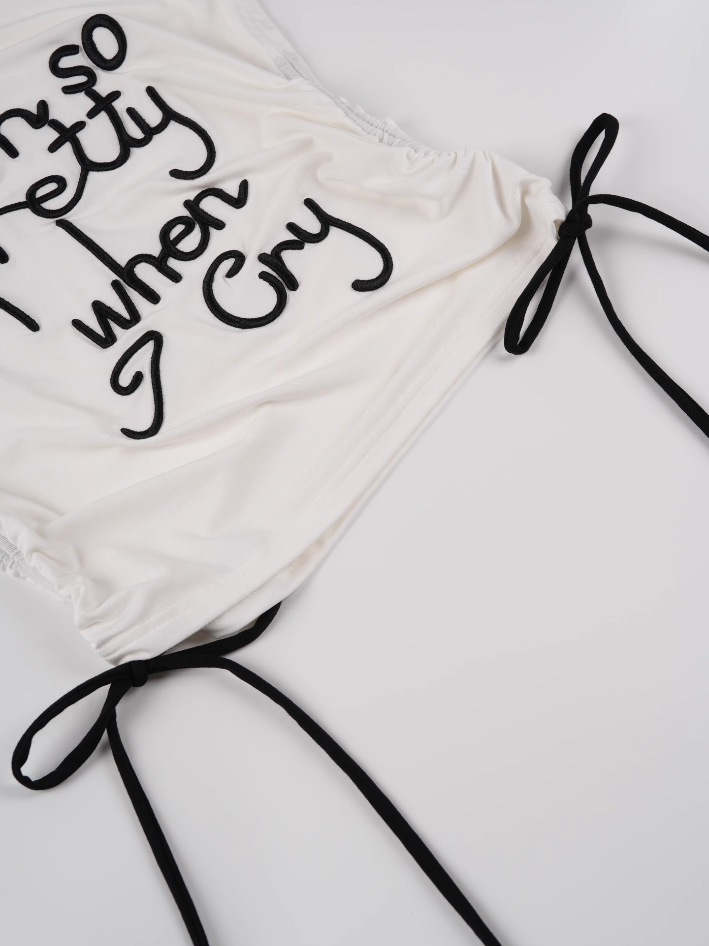 Blackpink Jennie Inspired Embroidered Fitted Tank