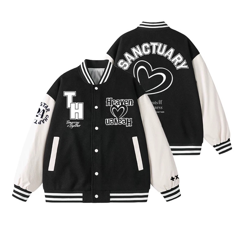 TXT SANCTUARY TOUR Inspired Baseball Jacket