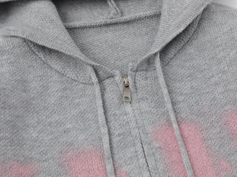 Enhypen Sunoo Grey Pink Cardigan Phantom Sweater Jacket