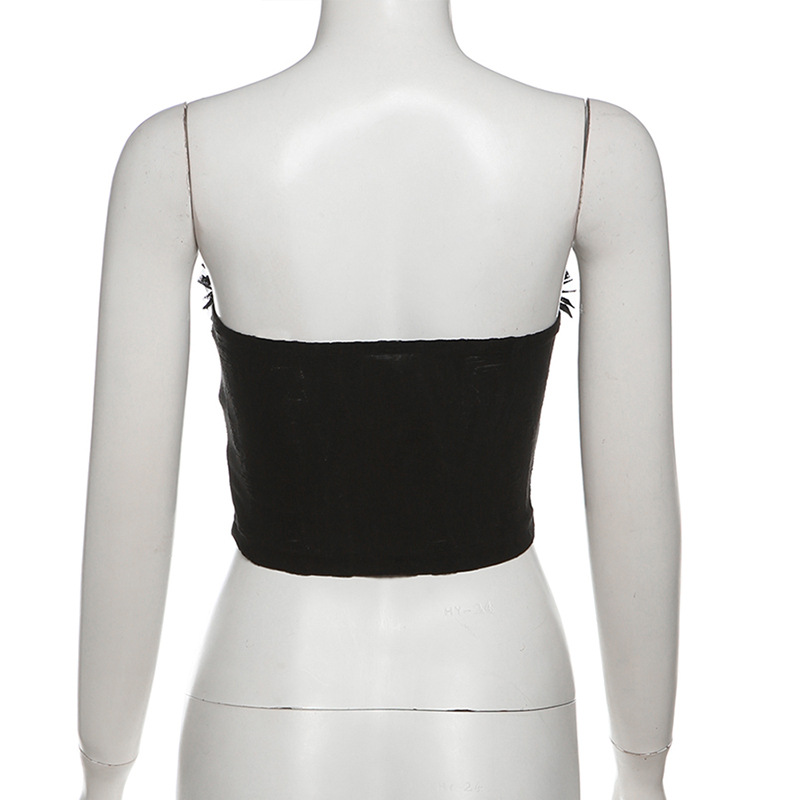 Bow Tie Tube Top-Outfitidea For Blinks BLACKPINK-Inspired Fashion