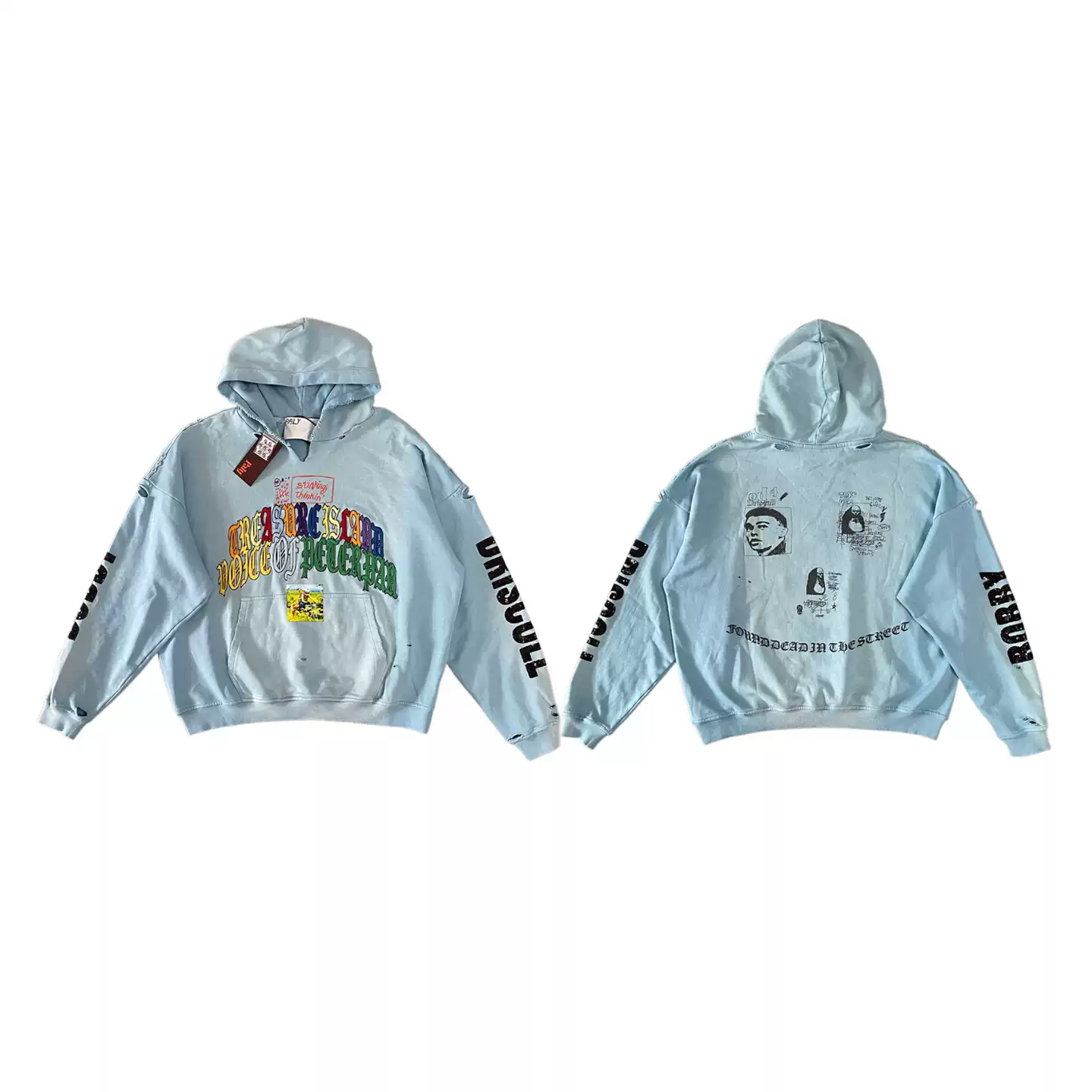 Boynextdoor Woonhak PALY Bobby Driscoll Hoodie Baby Blue