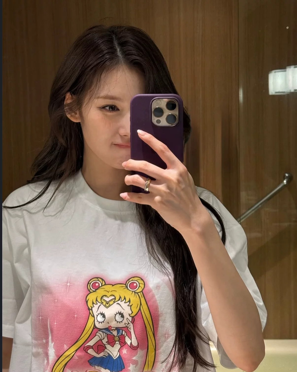 Twice Sana Inspired Betty Moon Oversized T-Shirt