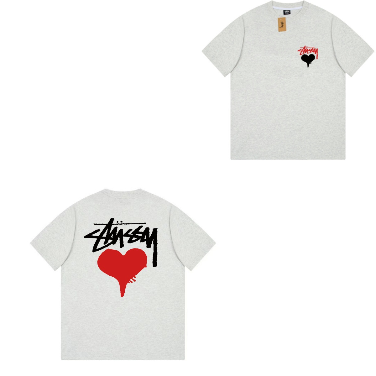 Stray kids Felix Inspired Stock Heart Drip Graphic Tee-Straykids