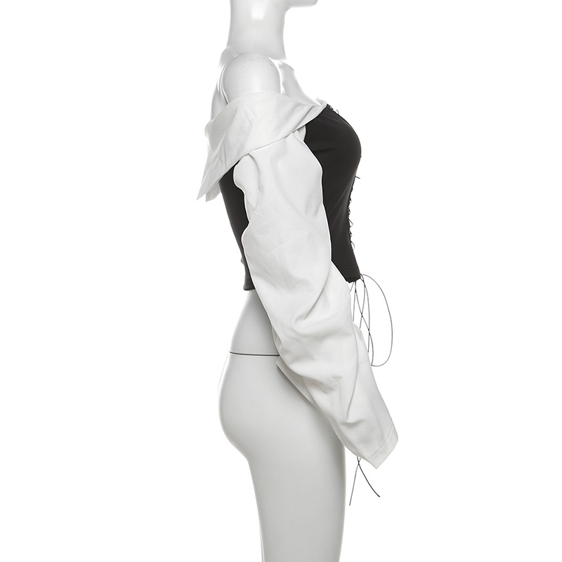 Strap One-shoulder Top Short Set for STAY | Stray Kids Concert Outfit