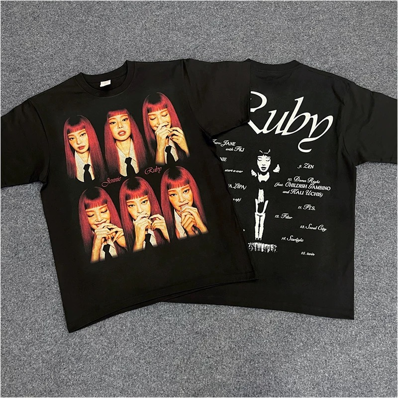 Blackpink Jennie Complex LA Rubify inspired tshirt