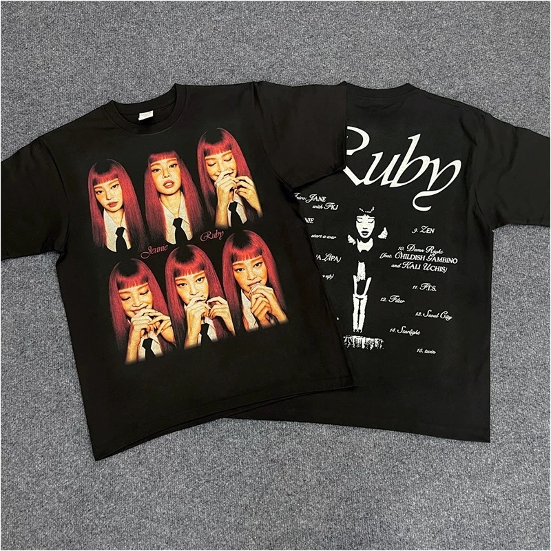 Blackpink Jennie Complex LA Rubify inspired tshirt
