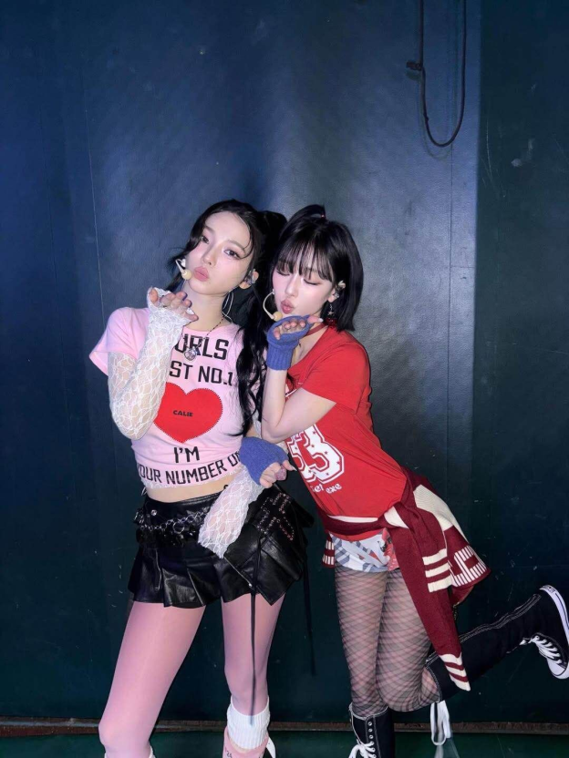 Aespa Winter Inspired Angel 33 Red Crop Top Tee