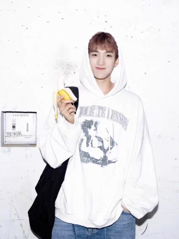 SEVENTEEN DK Inspired Graphic White Hoodie