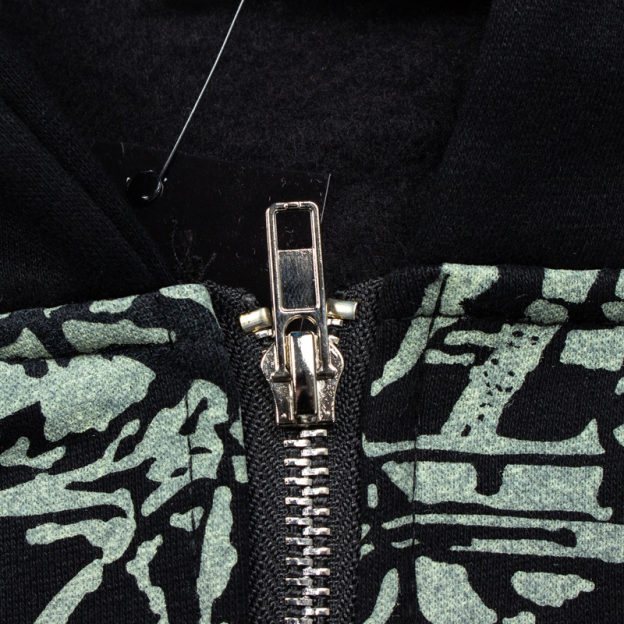 Aespaa Giselle Inspired Heart Devil Graffiti Printed Zip Up Hoodie