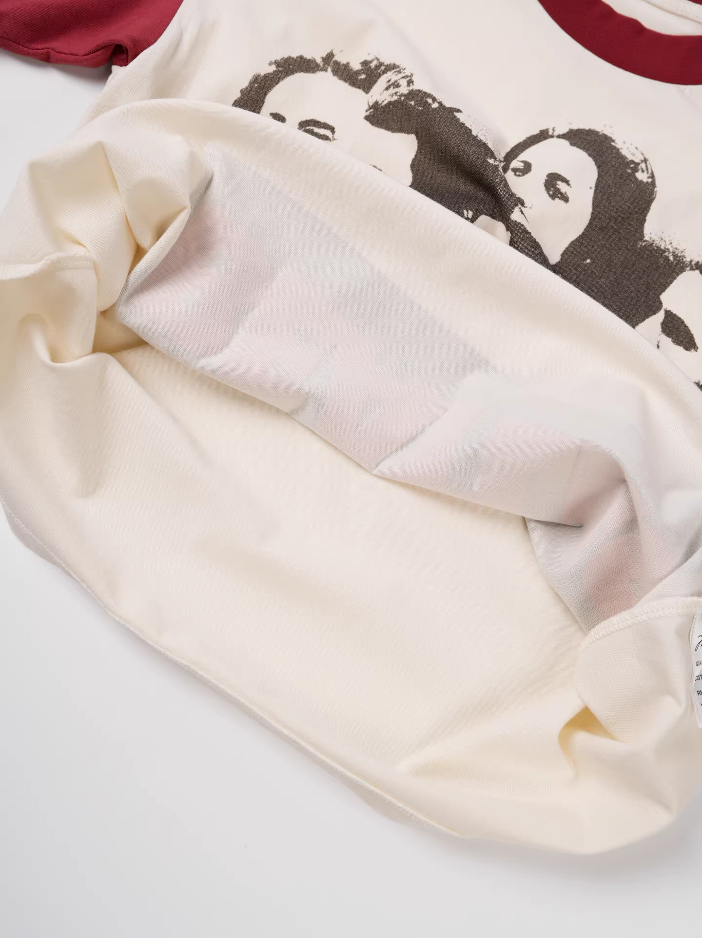 Blackpink Jennie Inspired The Beatles Vintage Raglan Crop Tee