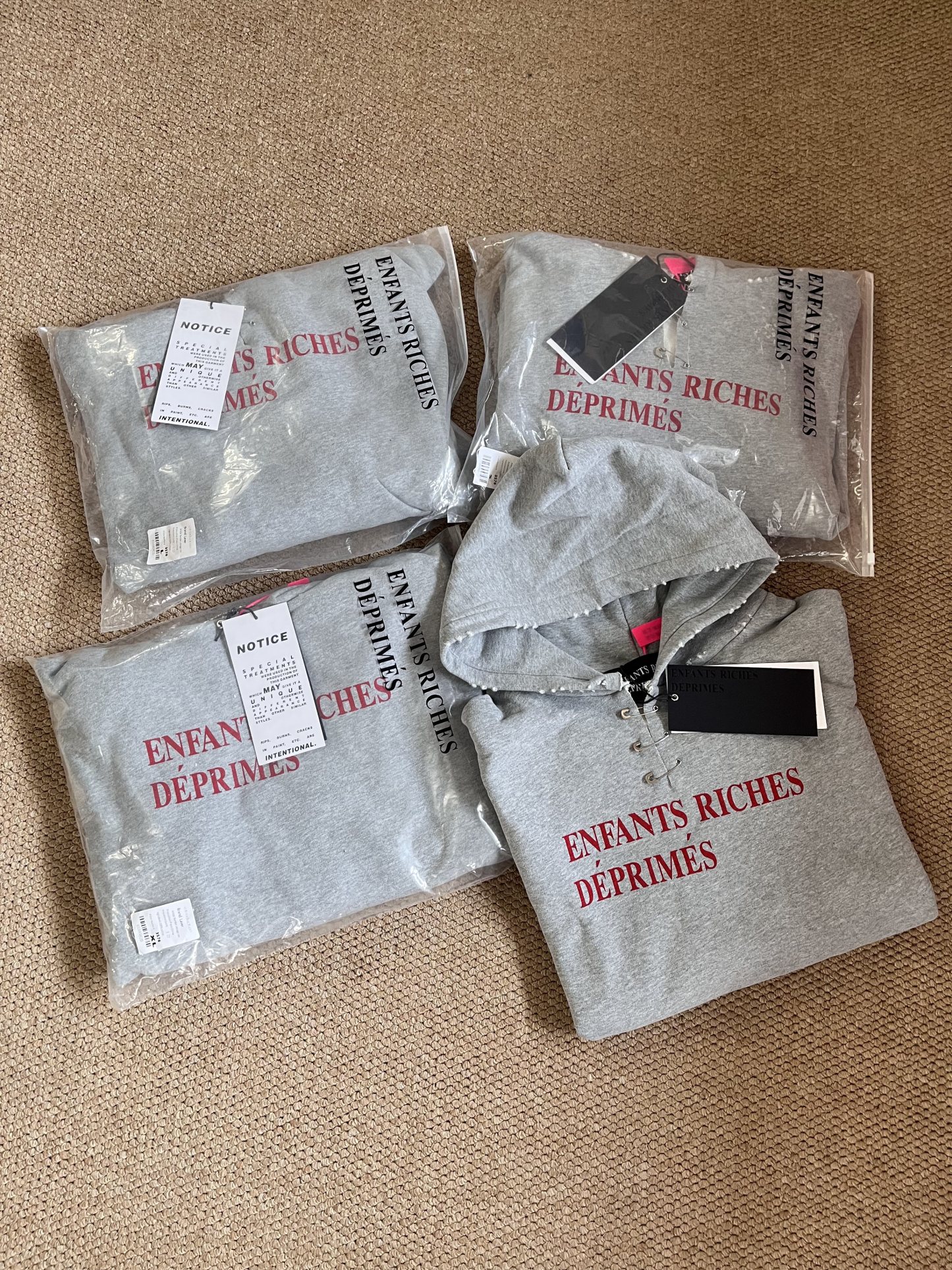 Enhypen Niki & Seventeen Mingyu Gray Vintage Keywords Distressed inspired Oversized Hoodie