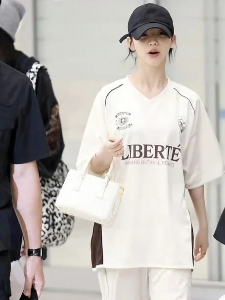 Aespa Karina Inspired Football Jersey Tee