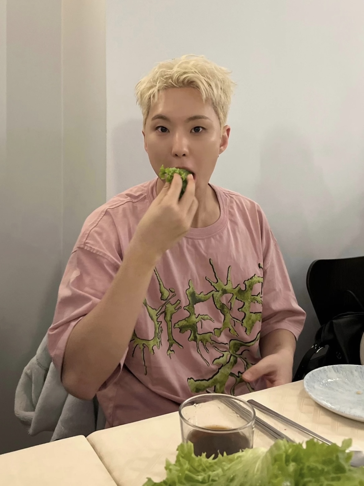 Seventeen Hoshi Inspired Pink T-shirt 