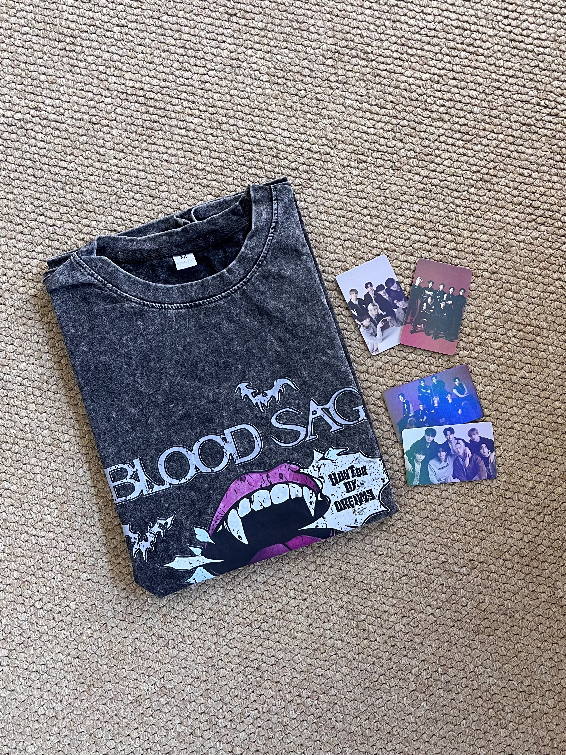 ENHYPEN concert inspired blood saga world tour print tshirt