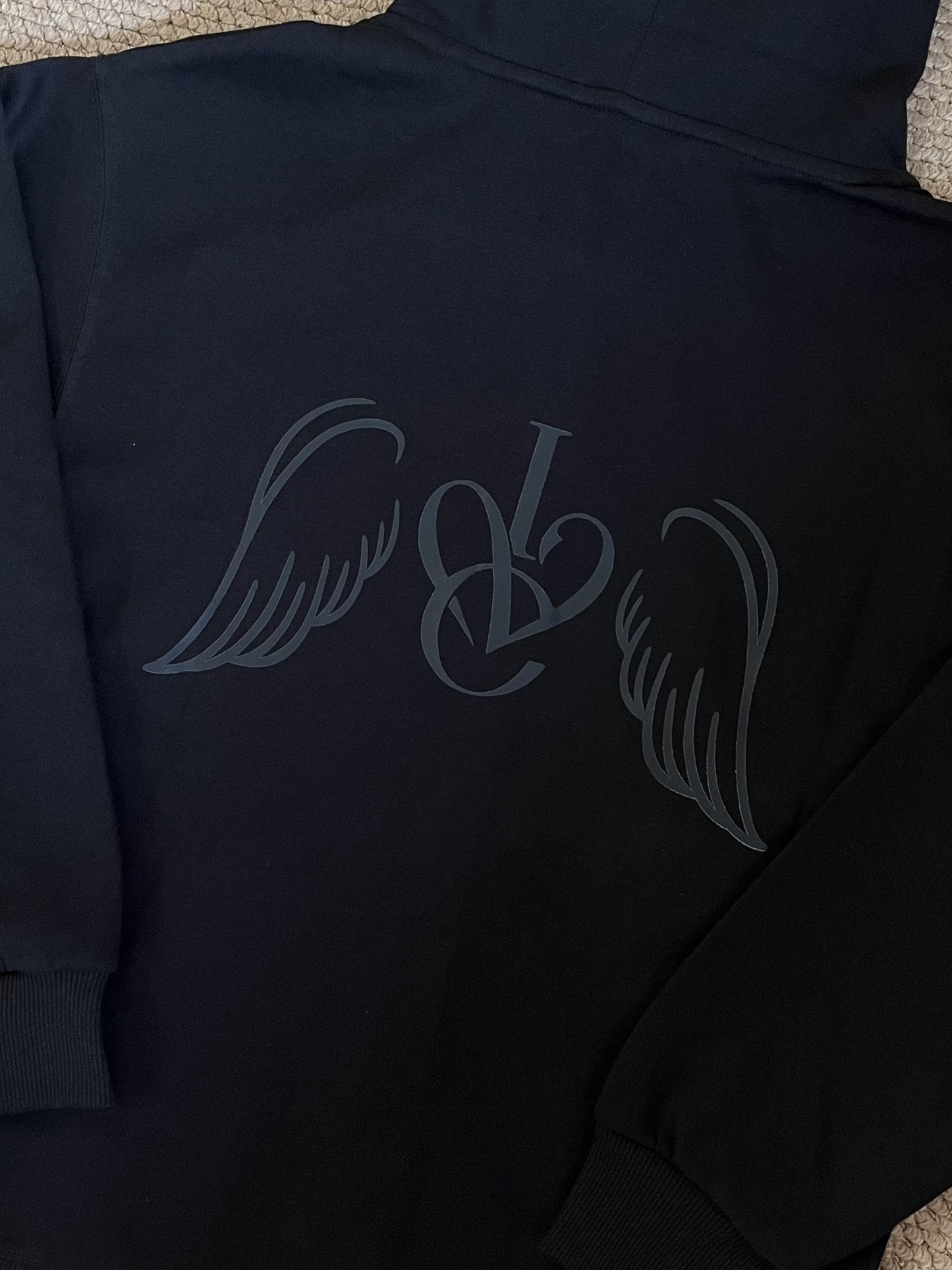 IVE 2026 World Tour Show What I Am Merch Inspired Winged Crest Zip Hoodie