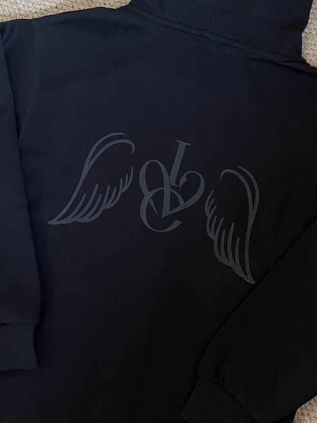 IVE 2026 World Tour Show What I Am Merch Inspired Winged Crest Zip Hoodie