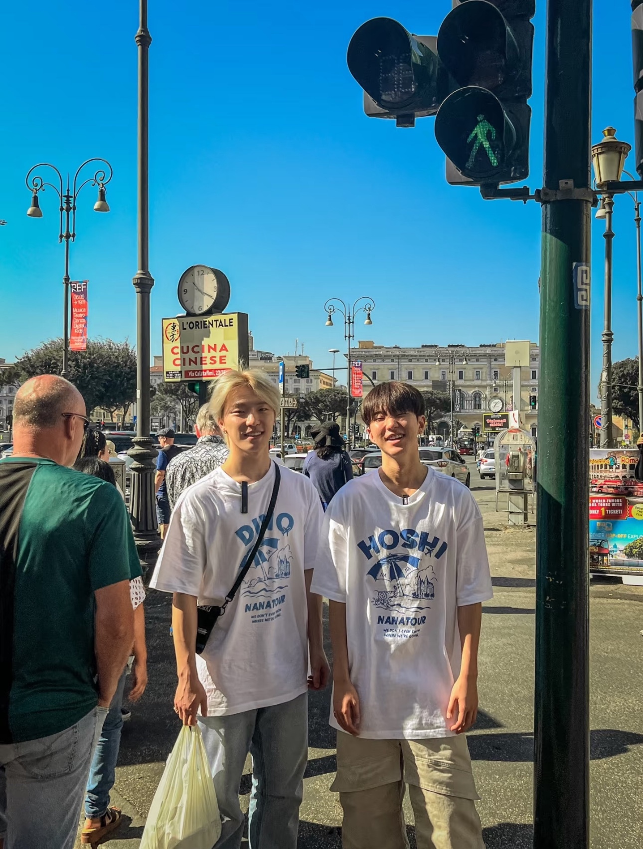 Seventeen NANATOUR inspired short crewneck t-shirt-SEVENTEEN