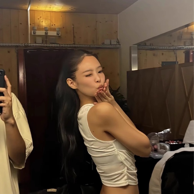 Blackpink Jennie Inspired Asymmetric Strap Tank Top