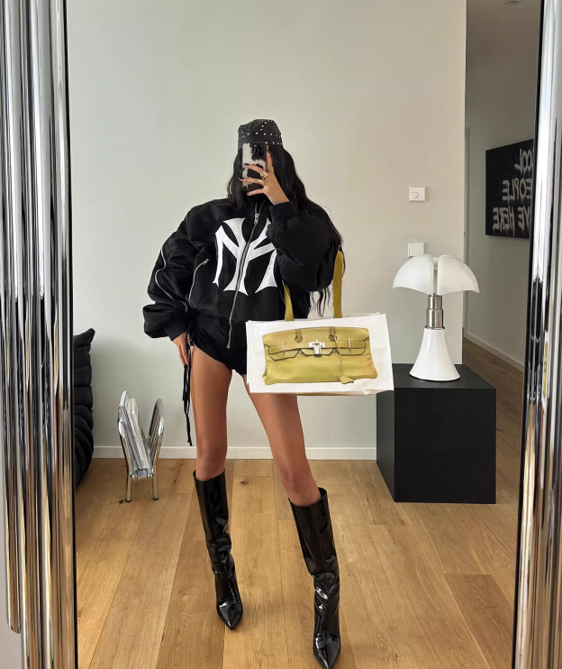 Cortis&Enhypen&Seventeen&Straykids Inspired M Logo Bomber Jacket