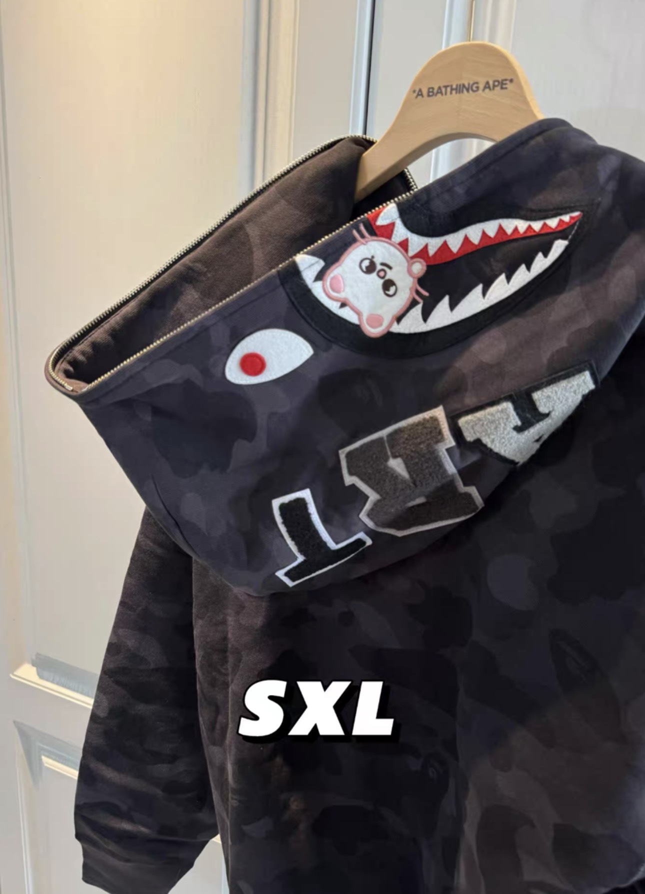 StrayKids Hyunjin BAPE Inspired Bape camo zip-up  hoodie-Stray Kids