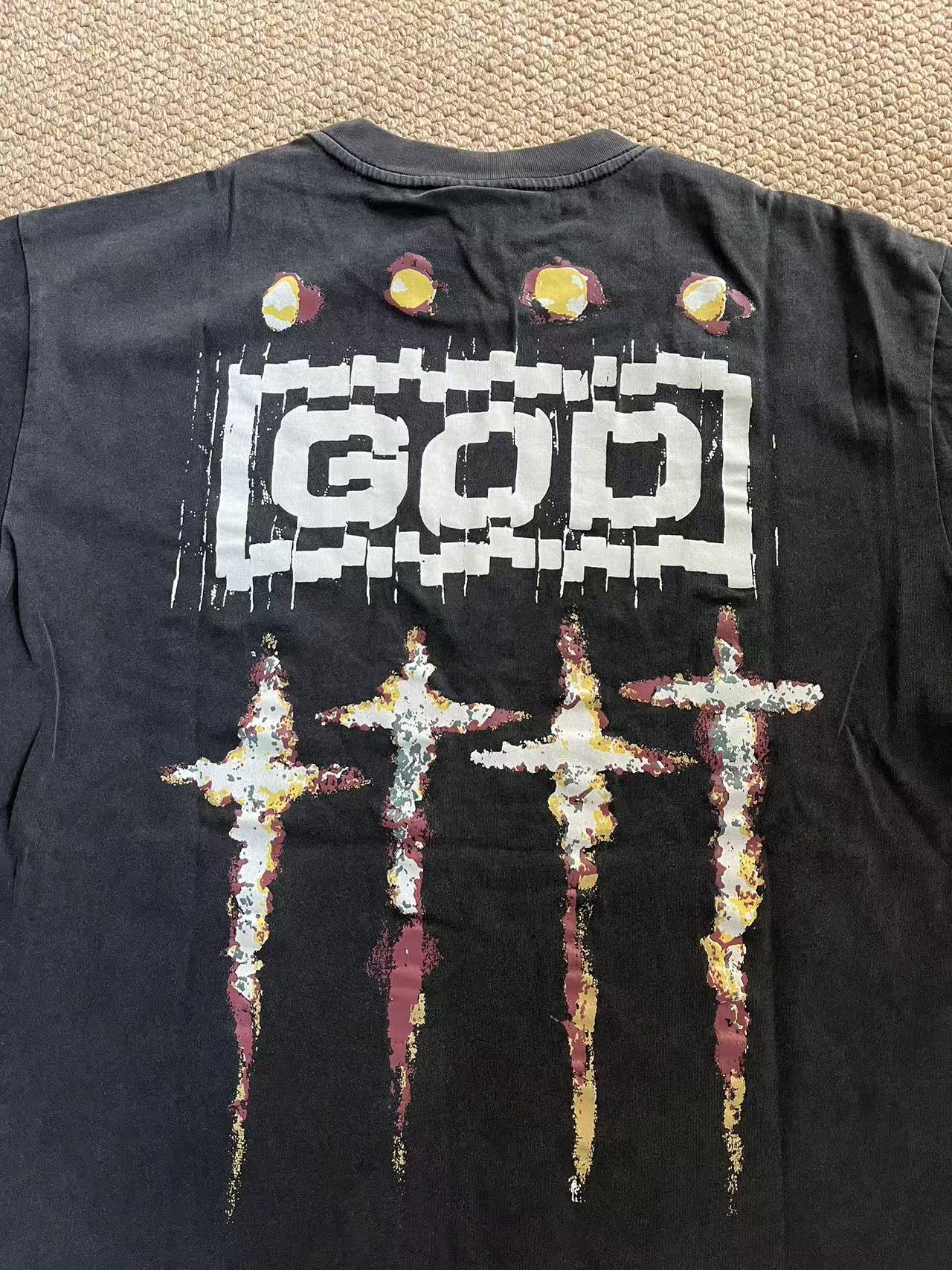ENHYPEN Niki & SEVENTEEN Hoshi Inspired Washed Graphic Tee