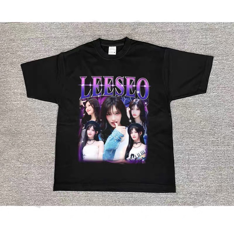 IVE Custom Member Printed Retro Washed T-Shirt