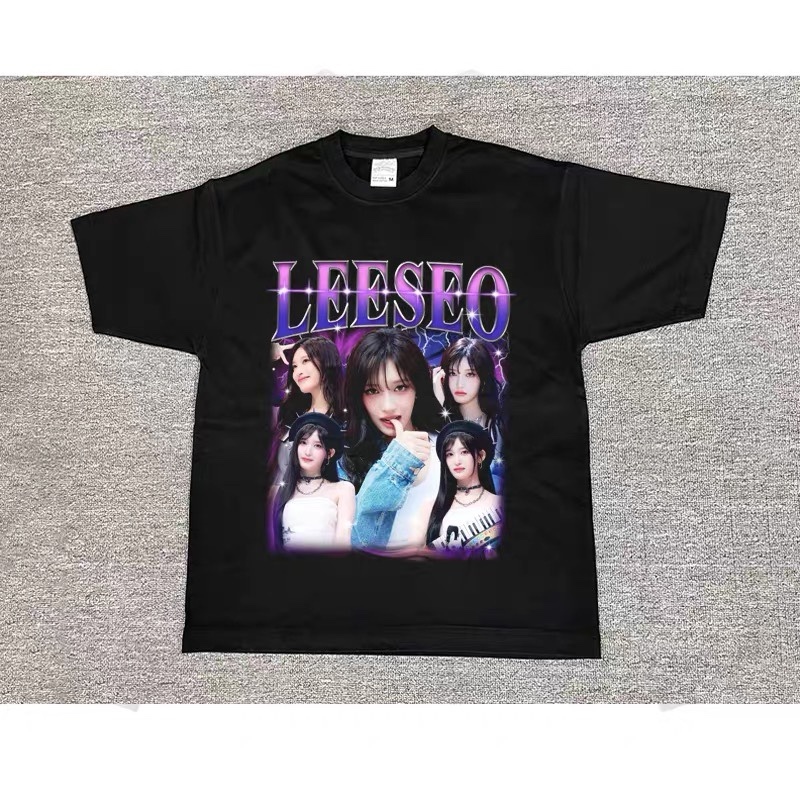 IVE Custom Member Printed Retro Washed T-Shirt