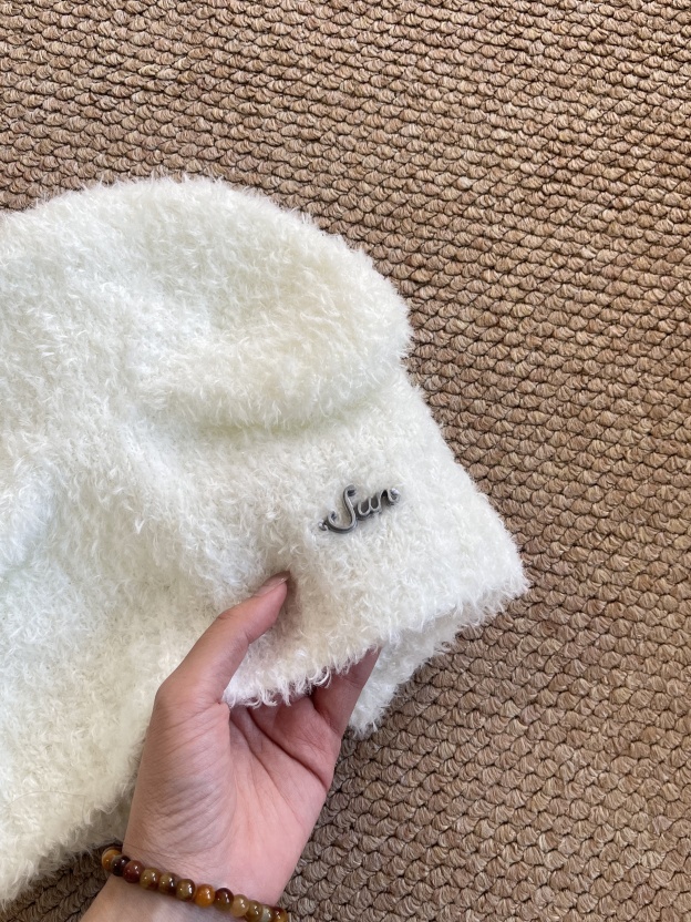 Enhypen Sunoo Artist Made Inspired Fuzzy Bear Beanie