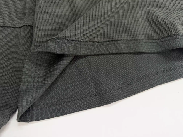 Cortis Martin Inspired Waffle Knit Rhinestone Long Sleeve Tee