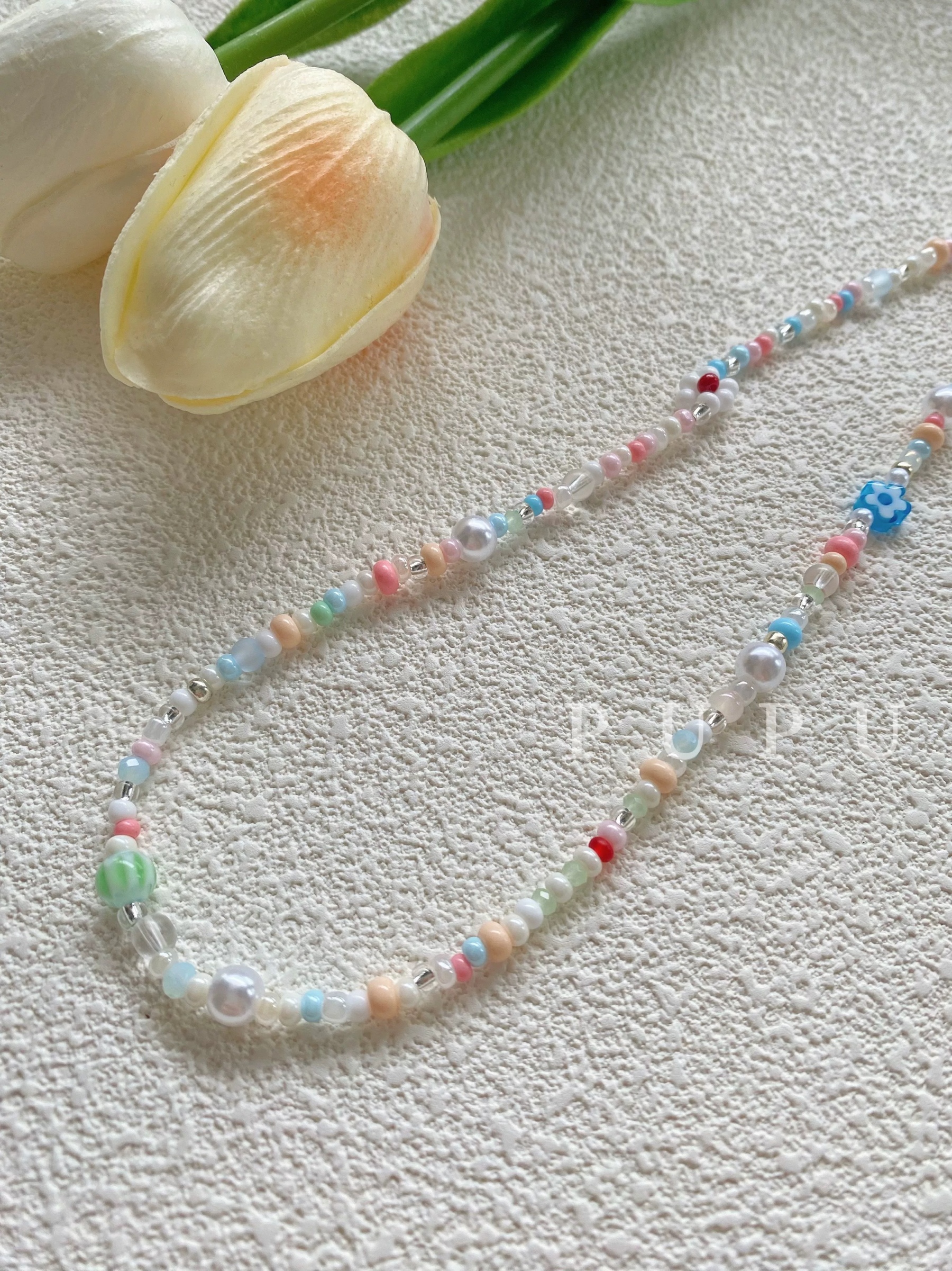 Aespa Ningning Playful Beaded Necklace Set