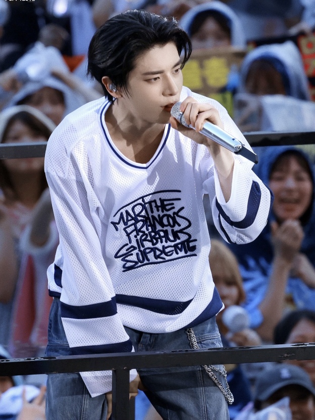 ENHYPEN Jake Inspired Embroidered Mesh Hockey Jersey