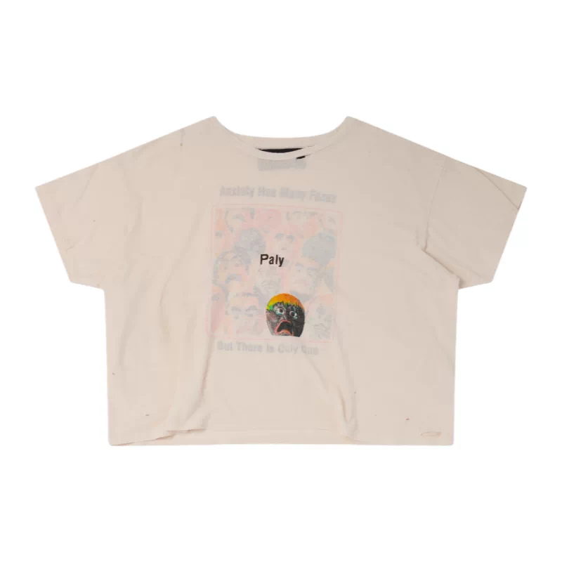 Straykids Hyunjin Inspired Paly Anxiety Distressed Vintage Tee-stray kids