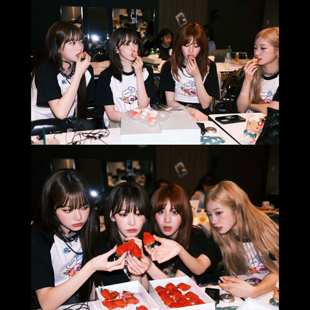 LESSERAFIM 2025 CDTV LIVE LIVE SAME T-Shirt - LESSERAFIM