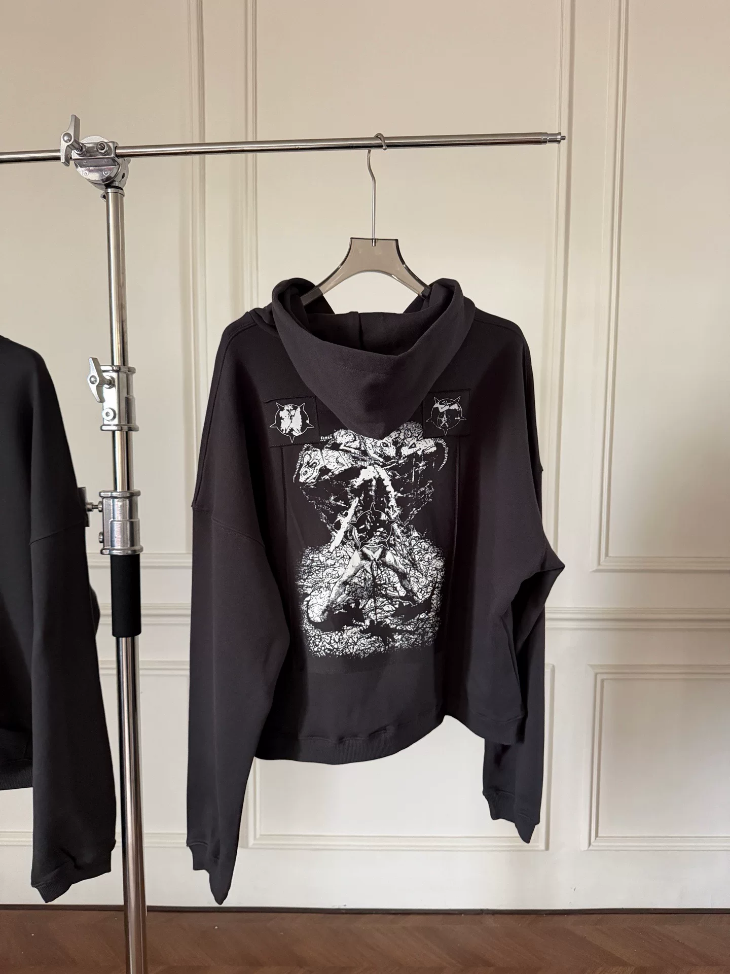 Cortis Martin Inspired Heaven Will Burn Your Eyes Zip-Up Hoodie