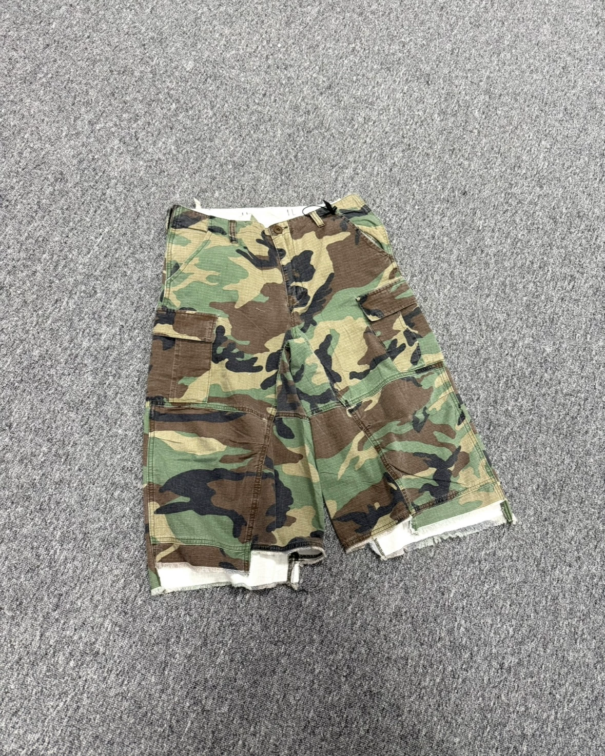 Cortis Keonho Inspired Camo Cargo Shorts