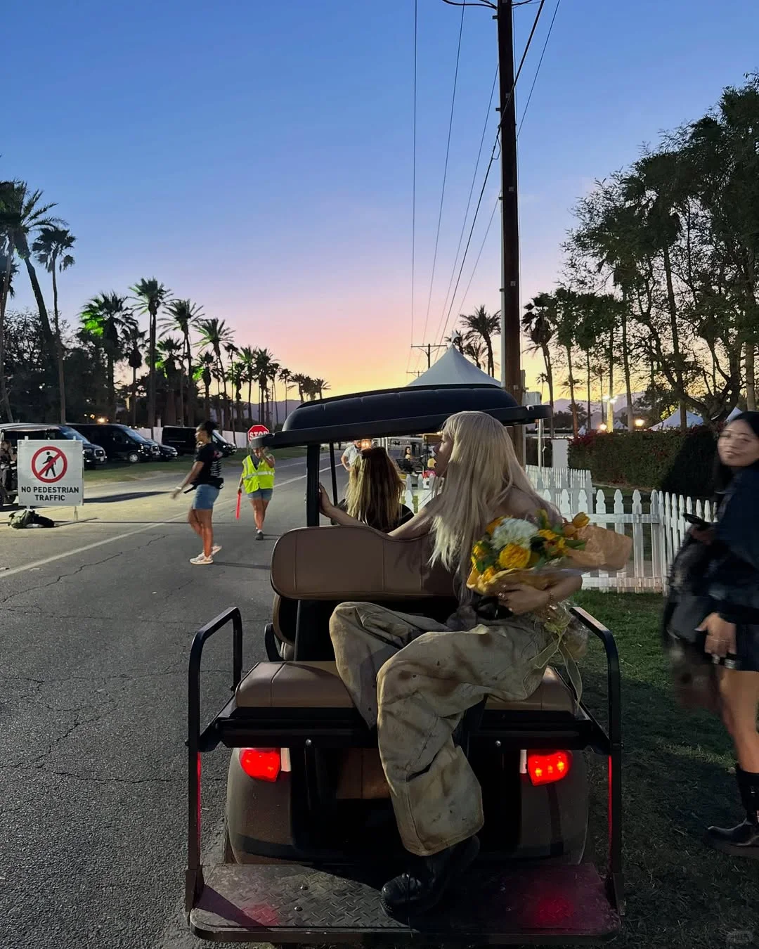 Blackpink Rose Inspired Vintage Distressed Baggy Wide-Leg Jeans