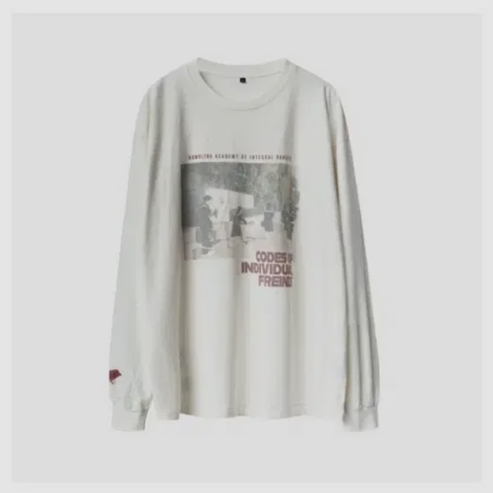 SEVENTEEN DK Inspired Graphic Long Sleeve Tee