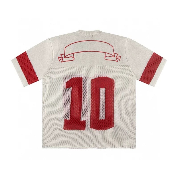 Stray kids Seungmin &Nctwish Jaehee number 10 Jacquard Knit Short Sleeve T-Shirt