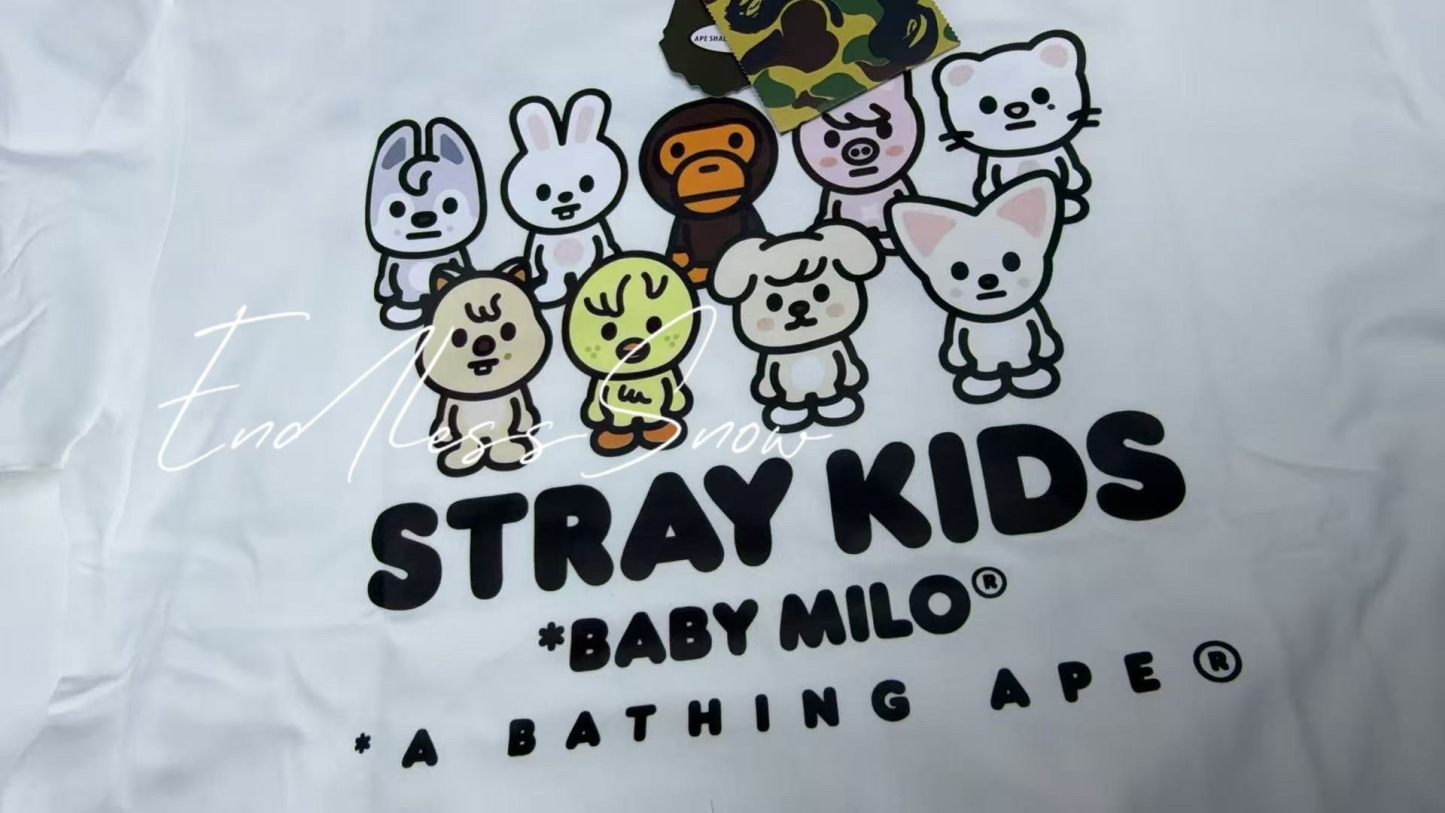 Stray Kids BAPE Inspired Long Sleeve T-Shir