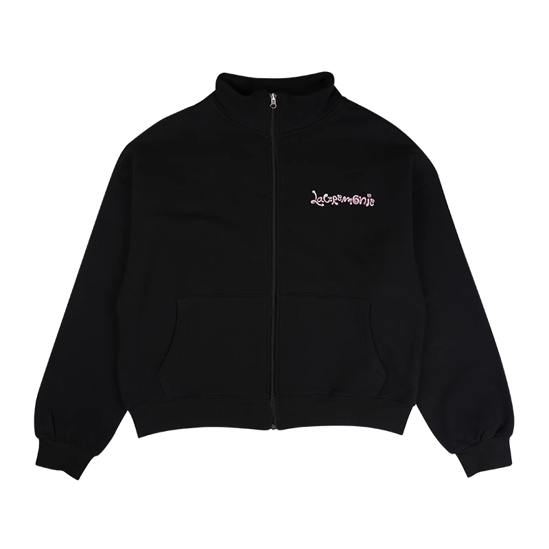 Blackpink Jennie&ANingning Winter Strawberry Zip up Hoodie Sweatpants
