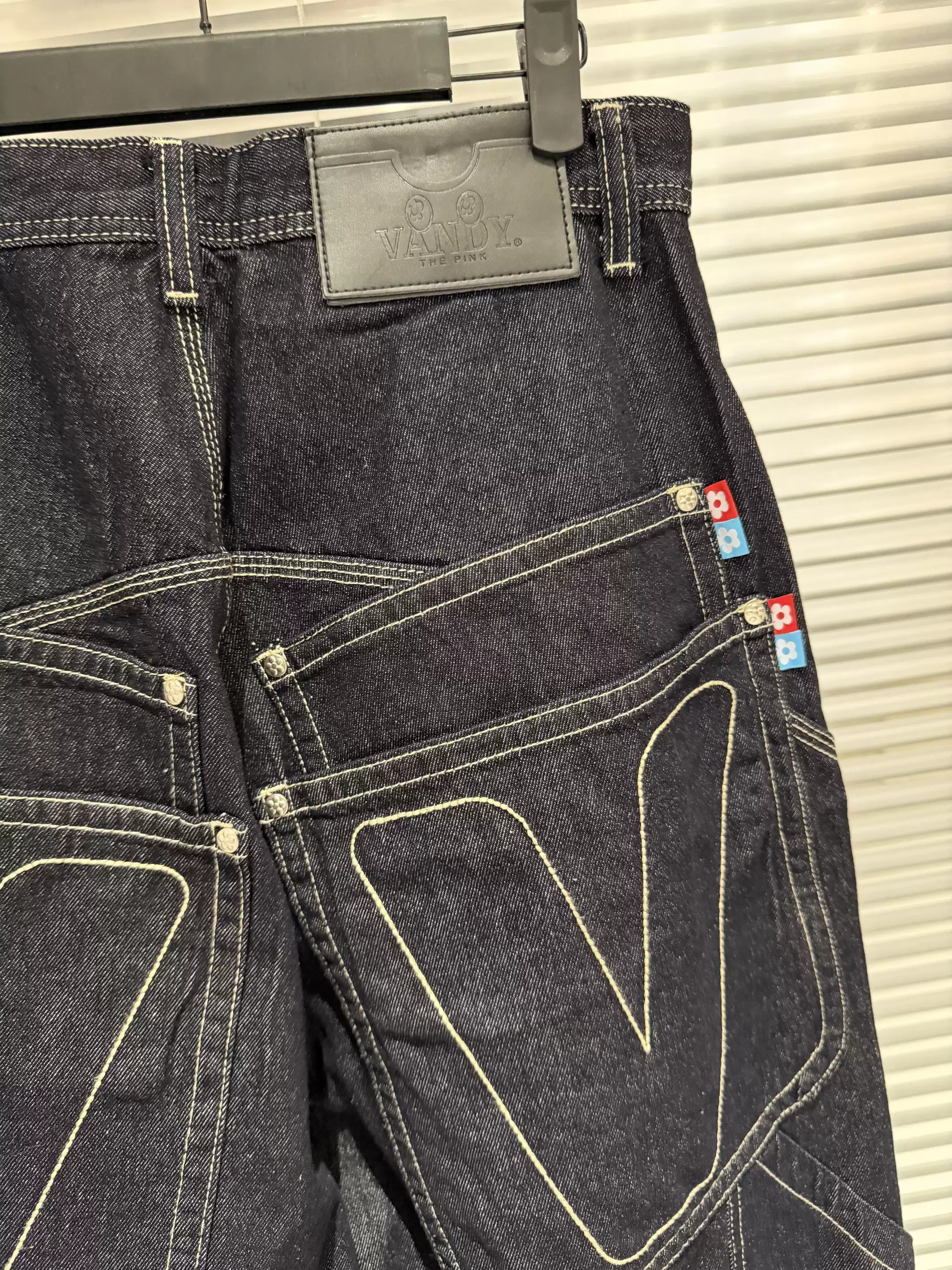 Cortis Martin Inspired Indigo Retro Baggy Denim Pants