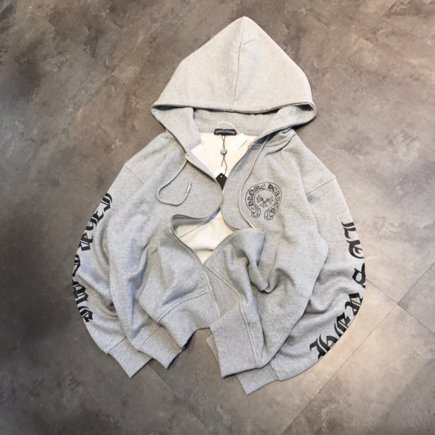 ENHYPEN Niki Inspired Grey Character Print Zip-Up Hoodie