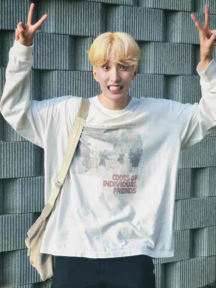 SEVENTEEN DK Inspired Graphic Long Sleeve Tee
