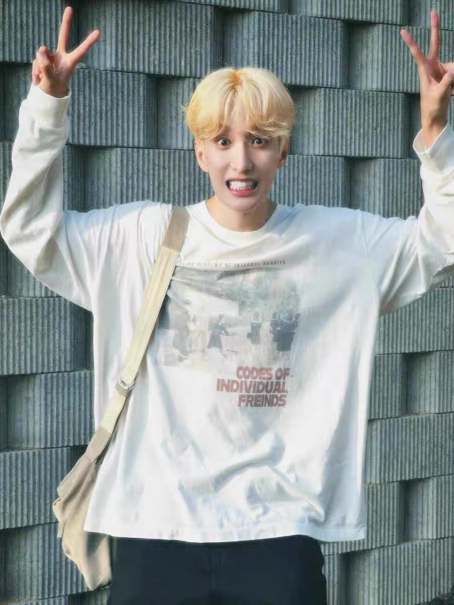 SEVENTEEN DK Inspired Graphic Long Sleeve Tee