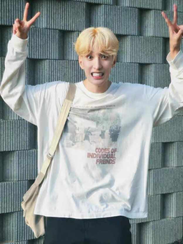 SEVENTEEN DK Inspired Graphic Long Sleeve Tee