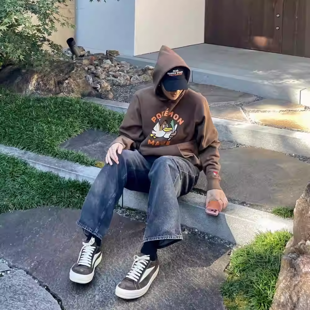  BTS RM&J-HOPE Inspired Pokémon Farfetch'd Hoodie