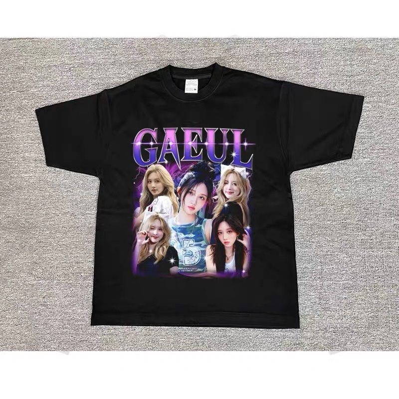 IVE Custom Member Printed Retro Washed T-Shirt