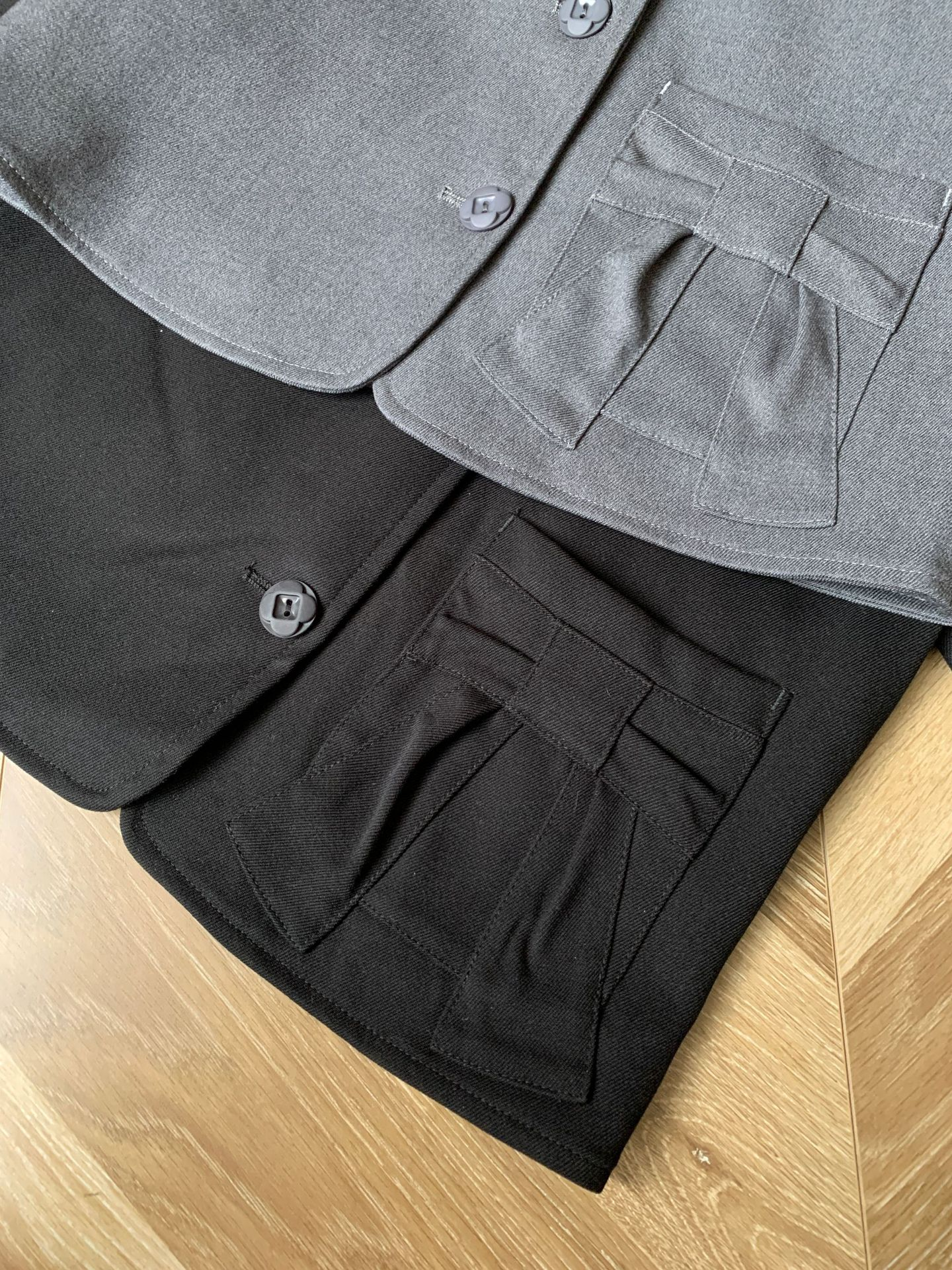 Newjeans Haerin Inspired Peter Pan Collar Jacket & Pleated Skirt Set